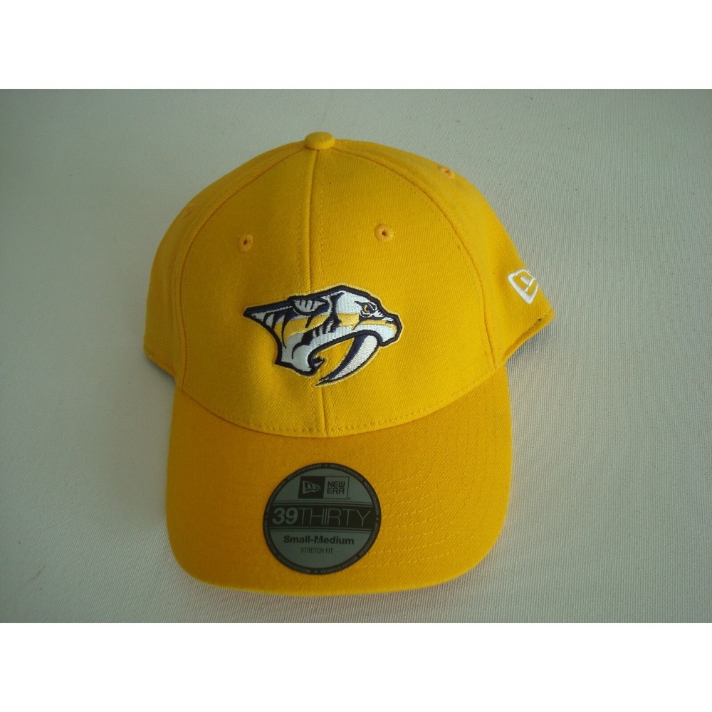 NASHVILLE PREDATORS NEW ERA  HOCKEY  FITTED SZ S/M  GOLF HAT CAP‎ VINTAGE EE2